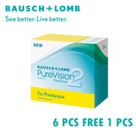 Bausch Lomb Pure Vision Multifocal Monthly Disposable Contact