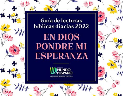 Calendario De Lecturas B Blicas En Dios Pondr Mi Esperanza