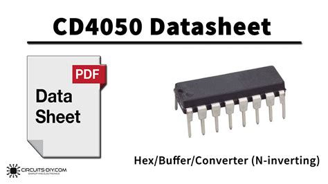 Cd Hex Buffer Converter N Inverting Datasheet