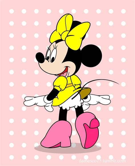 Minnie Mouse Yellow Shoes Clipart