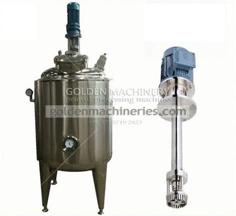 High Speed Homogenizer Mixer Type Peanut Butter Homogenizer Tank Is