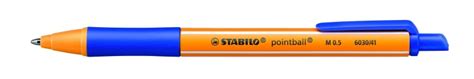 Stabilo Pointball Stylo Bille Mm Bleu Pas Cher Bureau Vall E