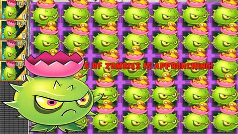 Homing Thistle Pvz2 Vs All Gargantuar Pvz 2 In Plants Vs Zombies 2 Mod