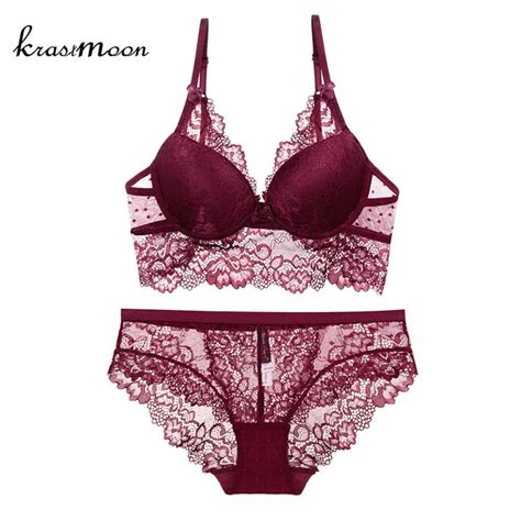 Dise O De Moda Conjunto De Sujetador Sexy Bragas De Encaje Bralette