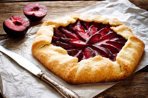 Rustic Plum Galette Edible Paradise