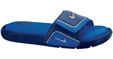 Lyst - Nike Comfort Slides in Blue for Men