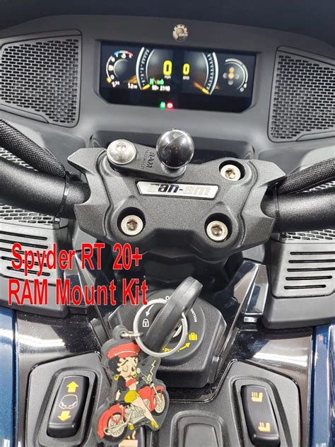 Can Am Spyder Rt 10 19 20 St Rs Or F3 Ram Mount Kit With 1 Ball