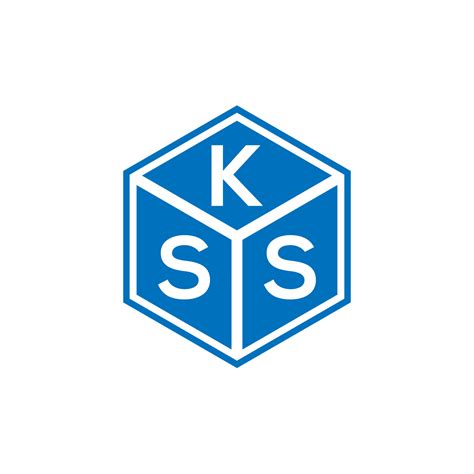 KSS letter logo design on black background. KSS creative initials ...