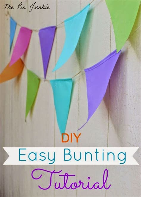 Easy Bunting Tutorial