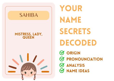 Sahiba Girl Name Meaning And Pronunciation