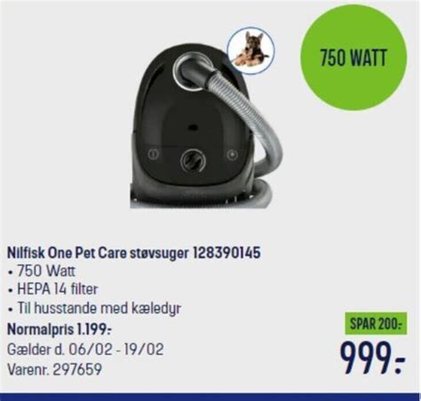 Nilfisk One Pet Care Støvsuger 128390145 tilbud hos Elgiganten