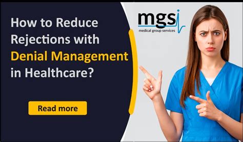 How To Reduce Rejections With Denial Management In Healthcare MGSI Blog