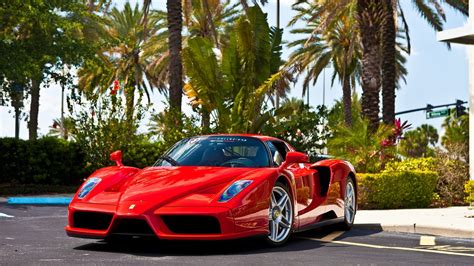 1920x1080 Front View Red Ferrari Ferrari Red Enzo Enzo
