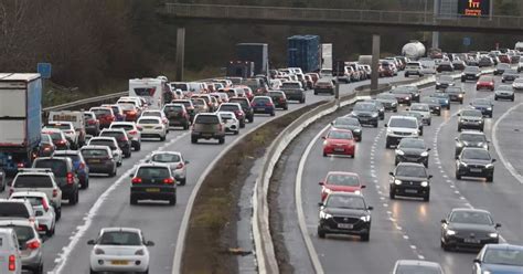 Cleared M Traffic Delays After Crash Closes Lane On Motorway