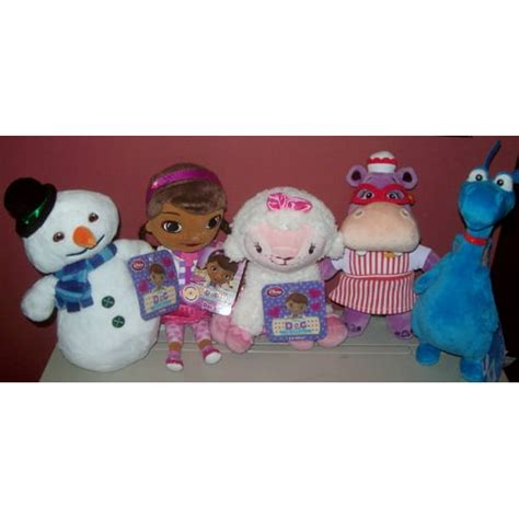 Doc Mcstuffins Complete Set Of 5 Plush Dolls Doc Mcstuffins Lambie