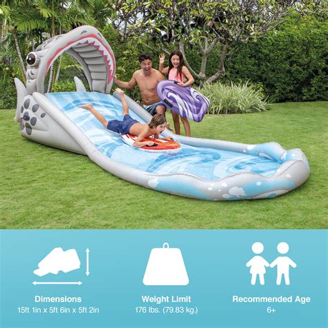 Intex Surf N Slide Inflatable Water Slide And Wet Set Repair 6 Patch Kit