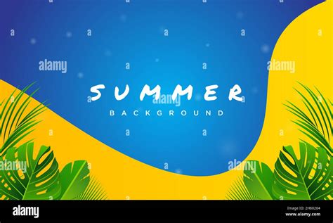 Summer Background Minimal Concept Stock Vector Image And Art Alamy