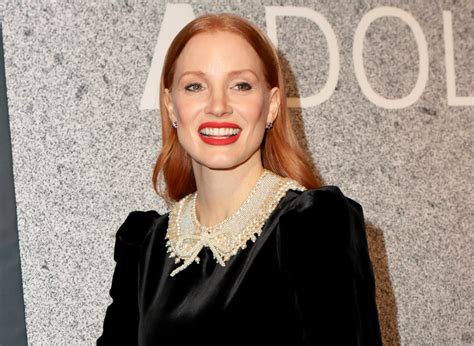 Jessica Chastain Dressed Appropriately Like A Haunted Victorian Doll On