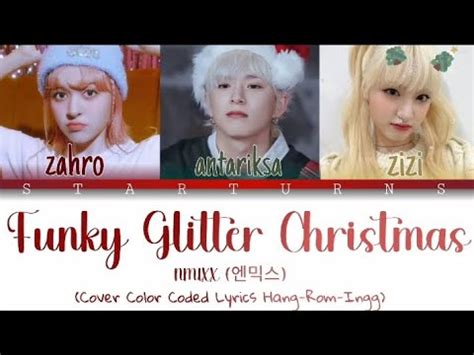 FUNKY GLITTER CHRISTIMAS NMIXX COVER BY STAR TURNS Cover Color