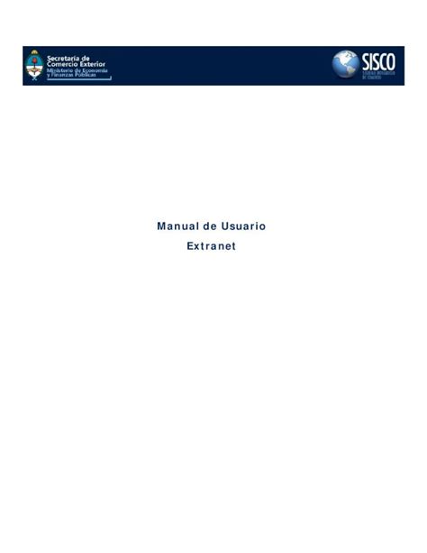 Pdf Manual De Usuario Extranet Despachantes Argentinos