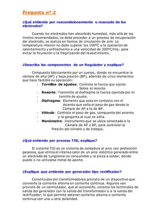 Cuestionario De Soldadura Pdf