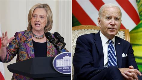 Hillary Clinton Noted That President Joe Bidens Age Is A Legitimate