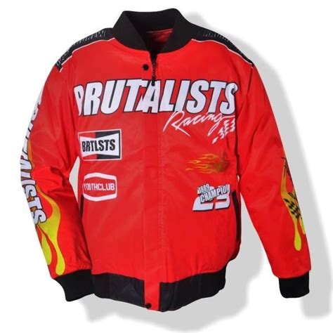 Jual Jaket Nascar Vintage Racing Jacket Varsity Nascar Merah Full Print