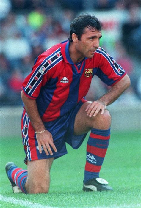 Hristo Stoichkov Match Worn F C Barcelona La Liga Shirt