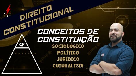 Direito Constitucional Conceitos E Acep Es De Constitui O Youtube