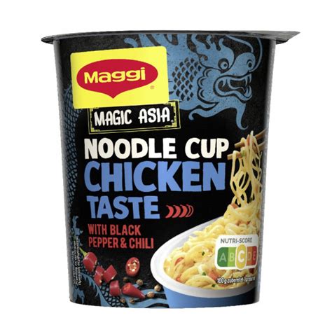 MAGGI NOUILLES AU POULET Cup de 63g Pâtes et Riz Express clic