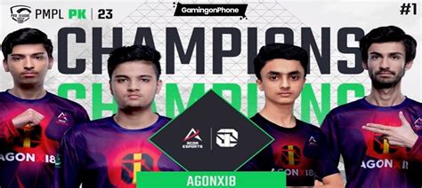 Agonxi Esports Crowned As The Champions Of Pubg Mobile Pro League