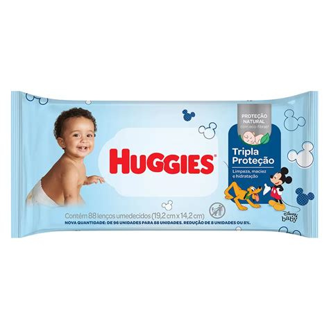 Toalhas Umedecidas Huggies Tripla Prote O Unidades