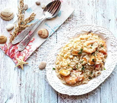 Risotto Alle Cozze E Gamberi Diario Di Una Ciccina