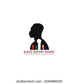 Vector Illustration Black History Month Stock Vector (Royalty Free ...