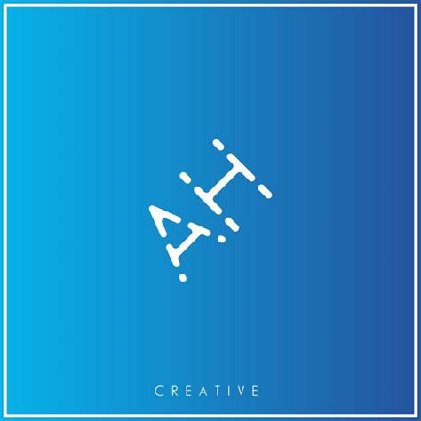 Premium Vector Ah Creative Latter Logo Design Premium Vector Creative