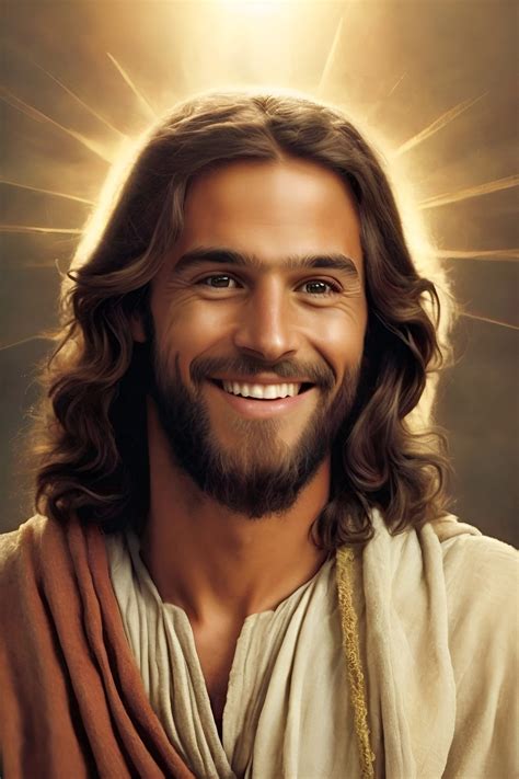 Jesus Smiling Wall Art Jesus Wall Art White Download Now Etsy
