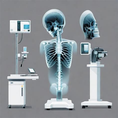 Xray Machine Detailed Vector Set Premium AI Generated Vector