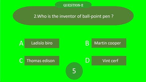 General Knowledge In English Gk Question And Answer About Invention