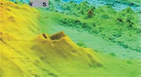 Swath Bathymetry Map Of The Deep Cratered Volcano Sm Near