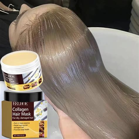 Collagen Keratin Hair Mask For Dry Damaged Hair Revitalizing Hair