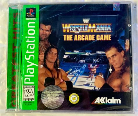 Wwf Wrestlemania The Arcade Game Sony Playstation For Sale