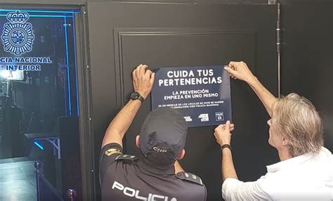 Cuida tus pertenencias la campaña de la Policía Nacional para