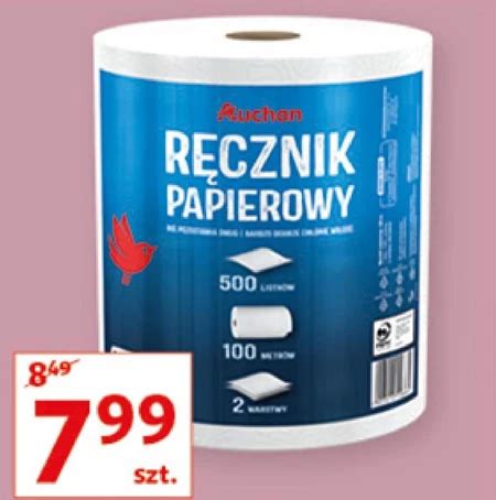 Ręcznik papierowy Auchan 5 TANIEJ promocja Moje Auchan Ding pl