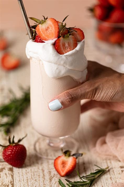 Classic Dairy Free Strawberry Milkshake Orchids Sweet Tea