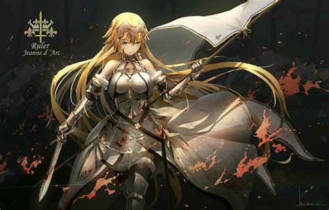 Jeanne D Arc Ruler Fate Apocrypha Hd Wallpaper By Luomo