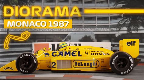 Monaco 1987 Diorama Sennas First Monaco Win Youtube