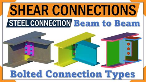 Beam To Beam Steel Connection Bolted Connections Shear Connections