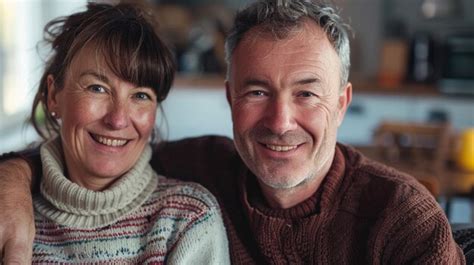 Premium Photo A Man And A Woman Sitting Next To Each Other Suitable