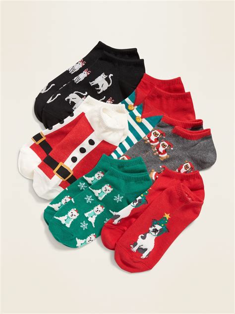 Novelty Ankle Socks 6 Pack For Women Old Navy