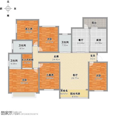 五房两厅户型图五室两厅两卫户型图两室两厅户型图大山谷图库